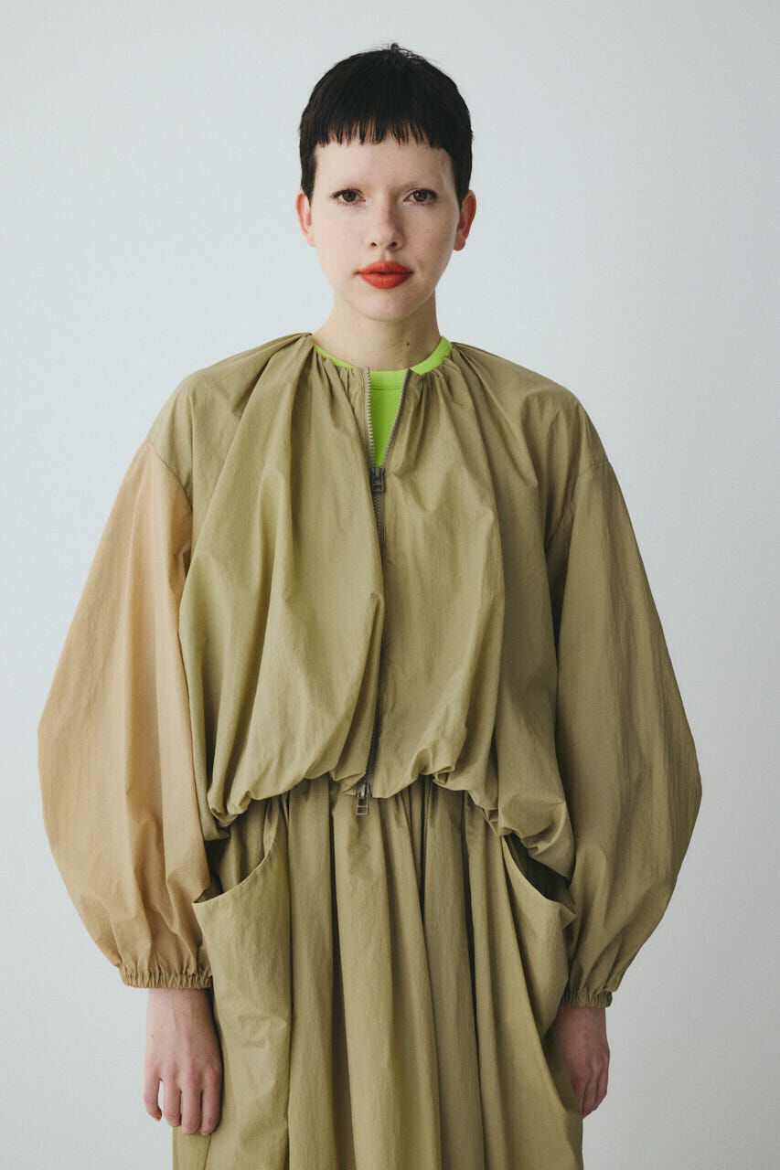 HeRIN.CYE「［予約］Balloon hem nylon blouson」|ブルゾン・スタジャン|KHA