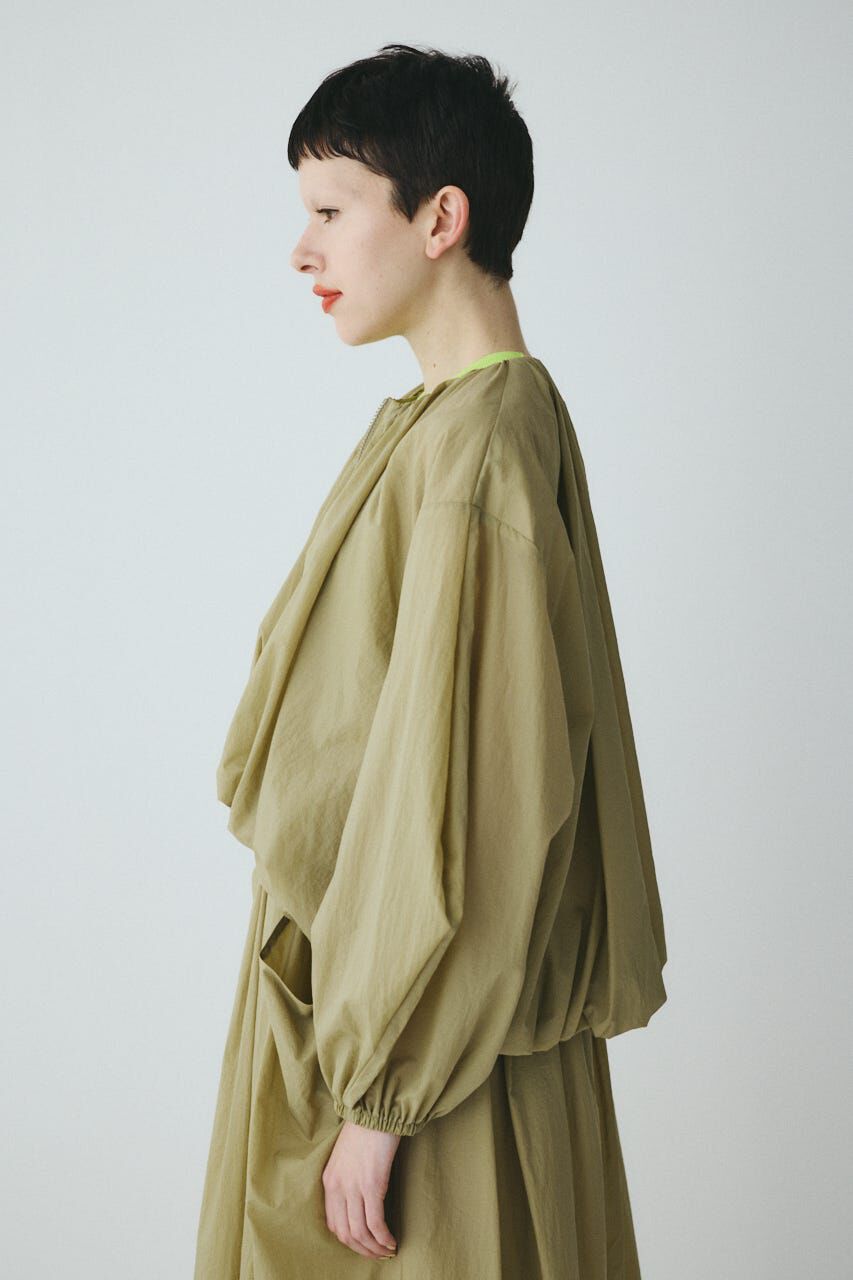 HeRIN.CYE「［予約］Balloon hem nylon blouson」|ブルゾン・スタジャン|