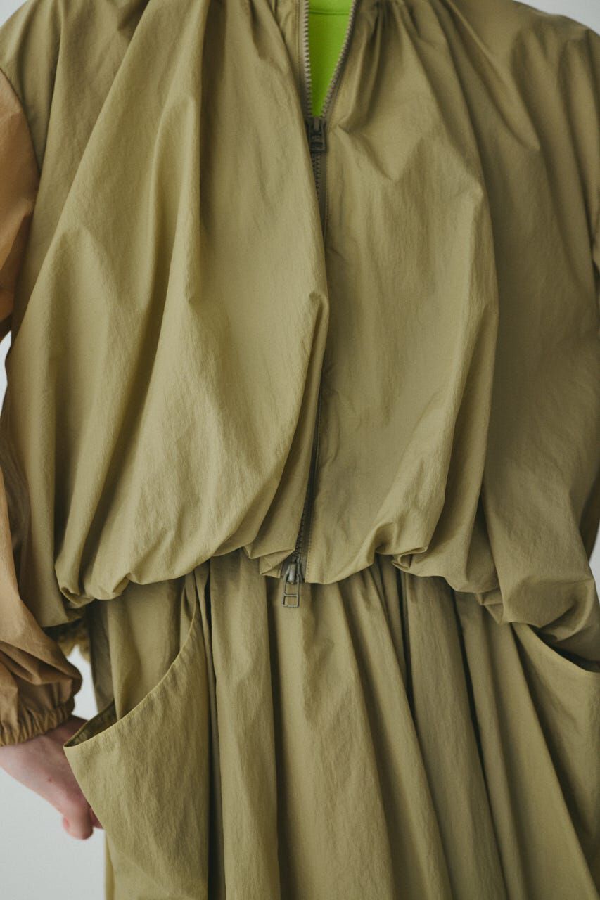 HeRIN.CYE「［予約］Balloon hem nylon blouson」|ブルゾン・スタジャン|