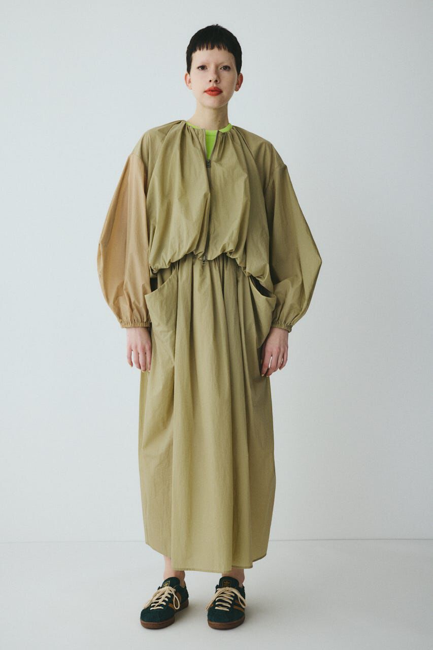 HeRIN.CYE「［予約］Balloon hem nylon blouson」|ブルゾン・スタジャン|