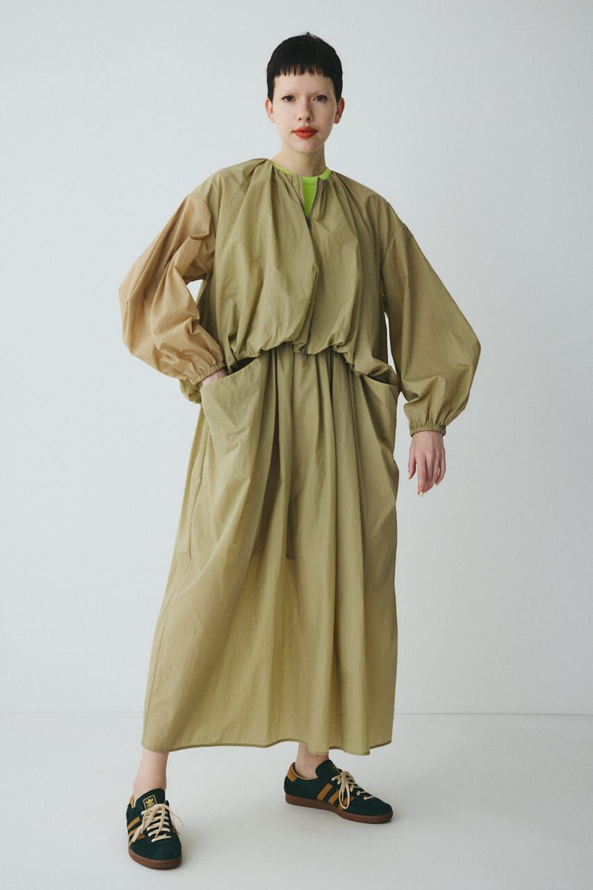 HeRIN.CYE「［予約］Balloon hem nylon blouson」|ブルゾン・スタジャン|