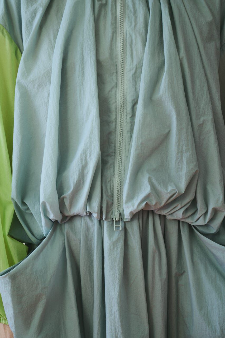 HeRIN.CYE「［予約］Balloon hem nylon blouson」|ブルゾン・スタジャン|