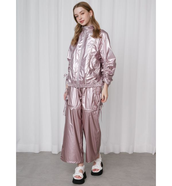 CALNAMUR「METTALLIC VOLUME BLOUSON/メタリックボリュームブルゾン」|ブルゾン・スタジャン|