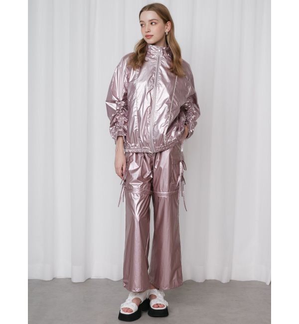 CALNAMUR「METTALLIC VOLUME BLOUSON/メタリックボリュームブルゾン」|ブルゾン・スタジャン|