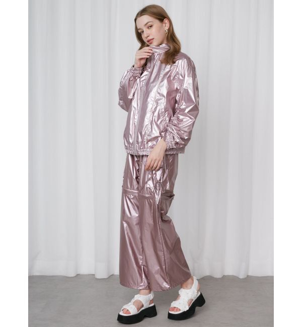 CALNAMUR「METTALLIC VOLUME BLOUSON/メタリックボリュームブルゾン」|ブルゾン・スタジャン|