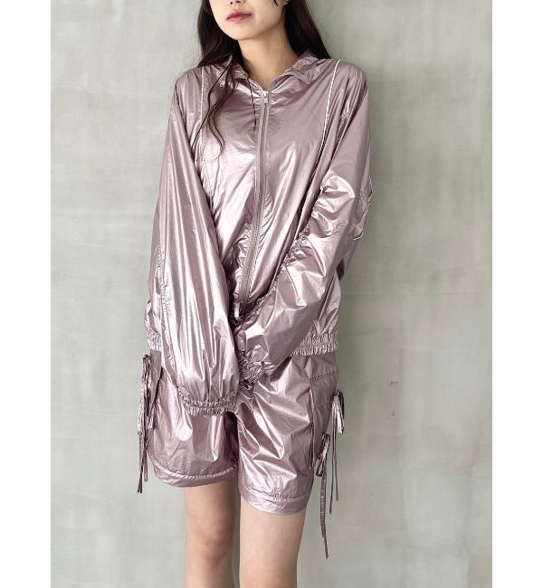 CALNAMUR「METTALLIC VOLUME BLOUSON/メタリックボリュームブルゾン」|ブルゾン・スタジャン|