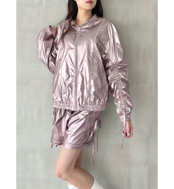 CALNAMUR「METTALLIC VOLUME BLOUSON/メタリックボリュームブルゾン」|ブルゾン・スタジャン|