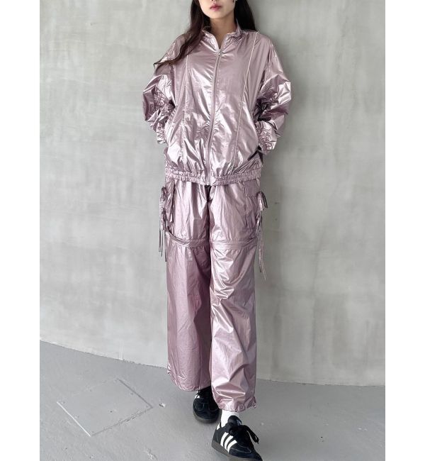 CALNAMUR「METTALLIC VOLUME BLOUSON/メタリックボリュームブルゾン」|ブルゾン・スタジャン|