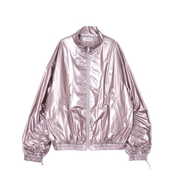 CALNAMUR「METTALLIC VOLUME BLOUSON/メタリックボリュームブルゾン」|ブルゾン・スタジャン|ピンク