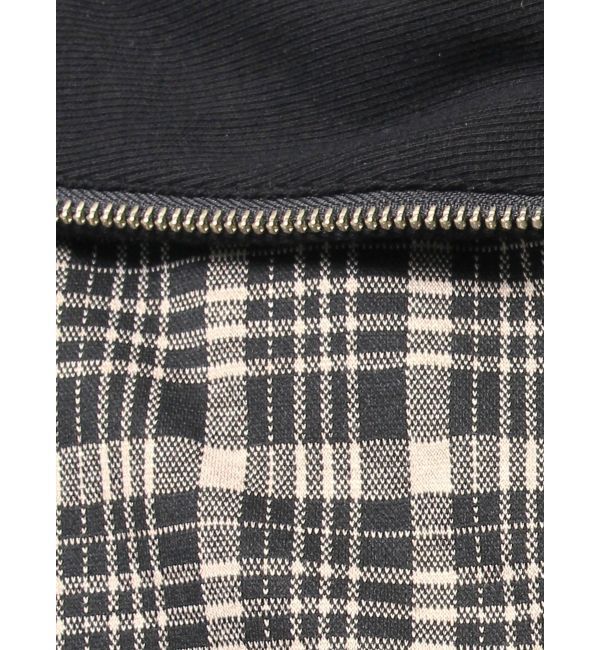 CALNAMUR「チェックニットソーブルゾン」|ブルゾン・スタジャン|