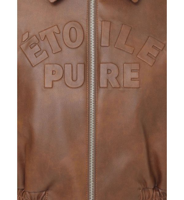 CALNAMUR「ヴィンテージフェイクレザーブルゾン」|ブルゾン・スタジャン|