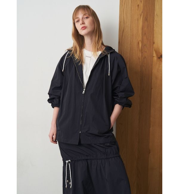 ELENDEEK「DROST HOOD ZIP BZ」|ブルゾン・スタジャン|ネイビー