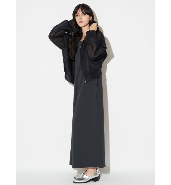 ELENDEEK「MESH BONDING HOODIE」|ブルゾン・スタジャン|