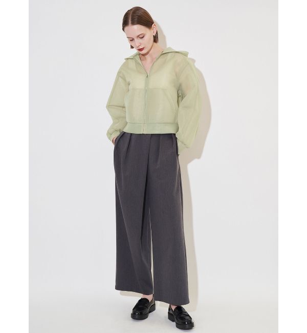 ELENDEEK「MESH BONDING HOODIE」|ブルゾン・スタジャン|