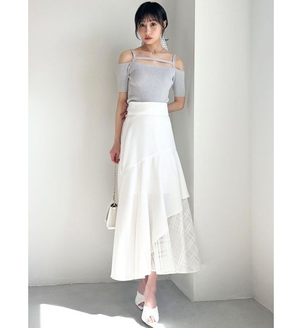 RESEXXY「ストリングデザインニットトップス」|ニット・セーター|