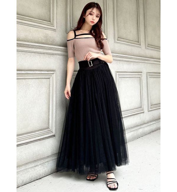 RESEXXY「ストリングデザインニットトップス」|ニット・セーター|