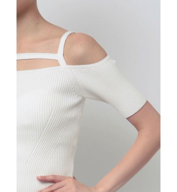 RESEXXY「ストリングデザインニットトップス」|ニット・セーター|