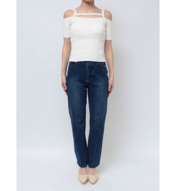 RESEXXY「ストリングデザインニットトップス」|ニット・セーター|