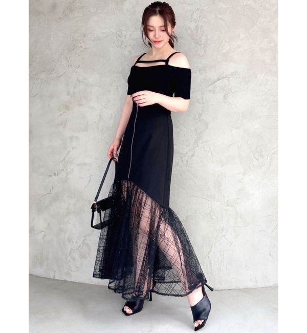 RESEXXY「ストリングデザインニットトップス」|ニット・セーター|