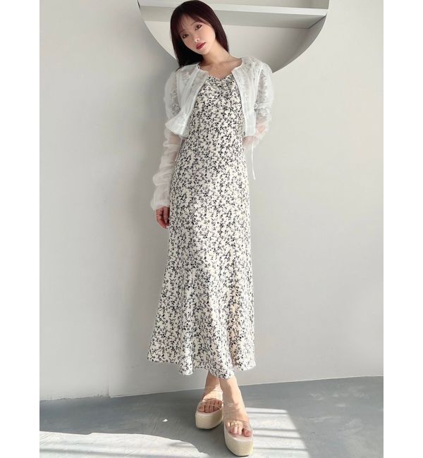 RESEXXY「ギャザークロップドシアーブルゾン」|ブルゾン・スタジャン|