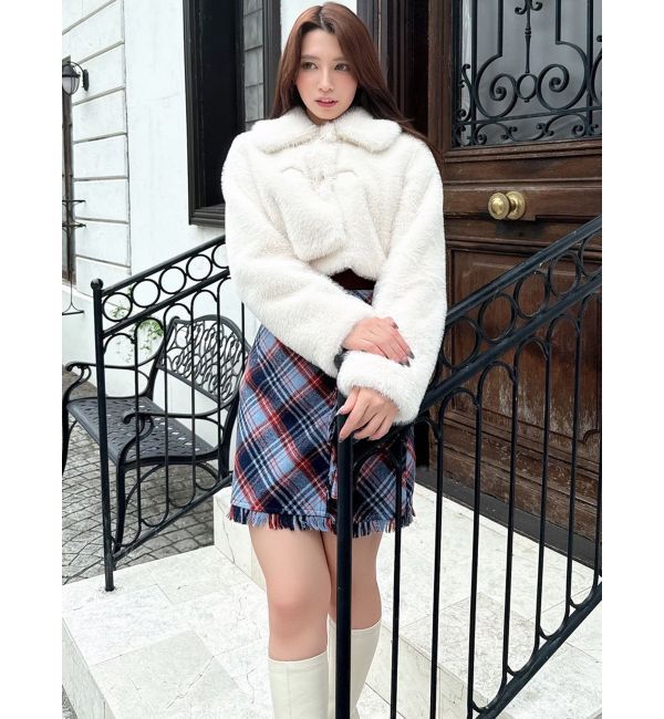 RESEXXY「フェイクファーダッフルブルゾン」|ブルゾン・スタジャン|