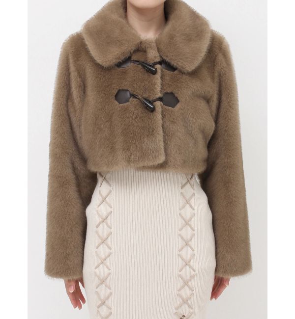 RESEXXY「フェイクファーダッフルブルゾン」|ブルゾン・スタジャン|