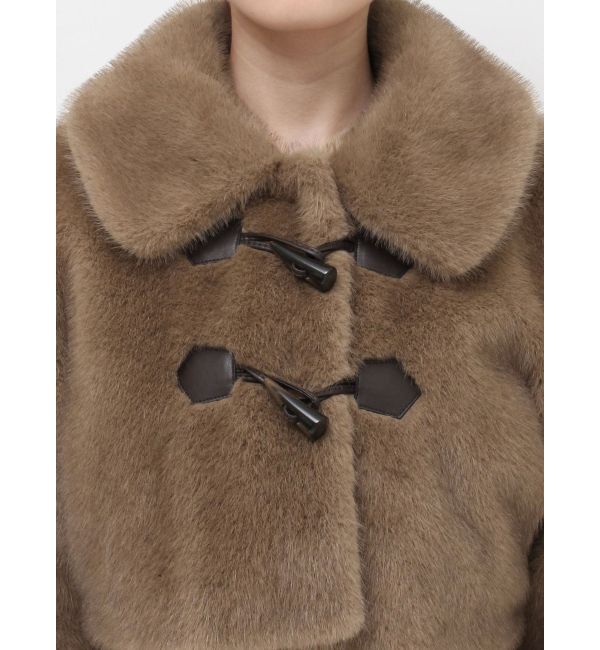 RESEXXY「フェイクファーダッフルブルゾン」|ブルゾン・スタジャン|