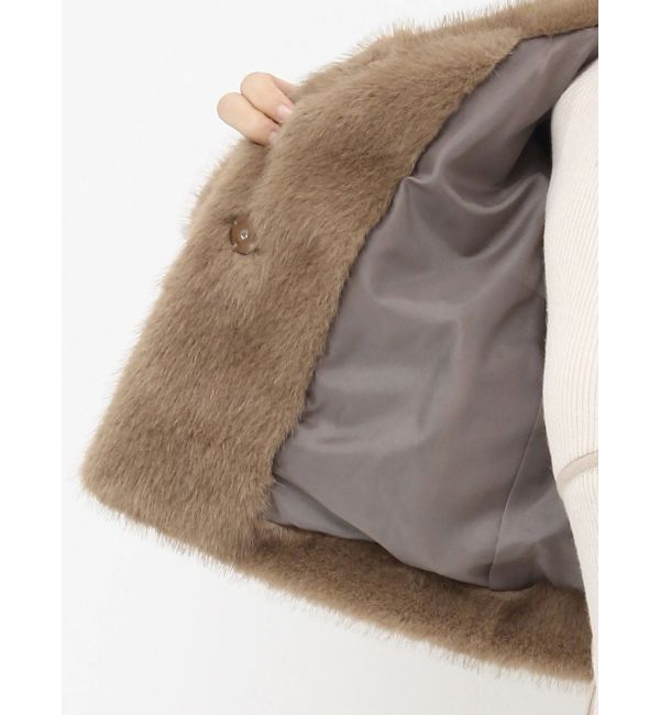 RESEXXY「フェイクファーダッフルブルゾン」|ブルゾン・スタジャン|