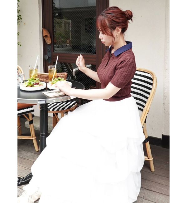 dazzlin「【追加生産分】ランダムタックバルーンスカート」|スカート|