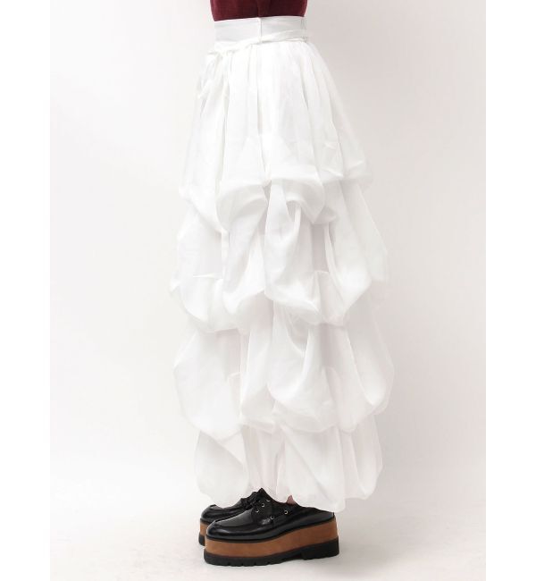 dazzlin「【追加生産分】ランダムタックバルーンスカート」|スカート|