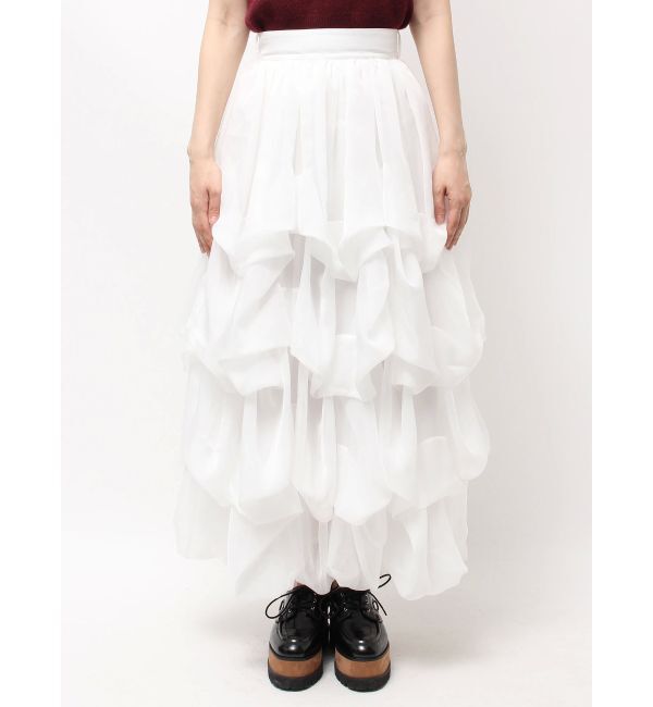 dazzlin「【追加生産分】ランダムタックバルーンスカート」|スカート|