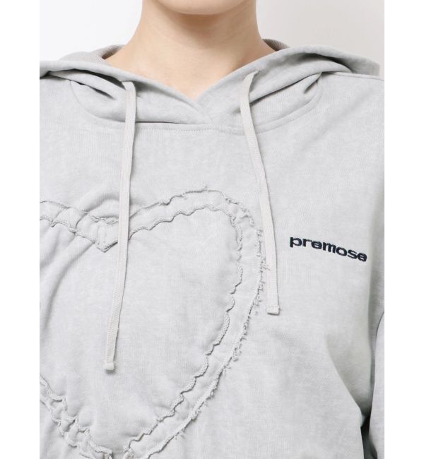 EMODA「ストリングハートクロップパーカー」|パーカー|