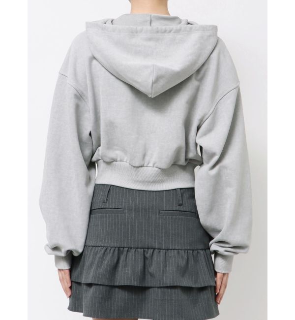 EMODA「ストリングハートクロップパーカー」|パーカー|