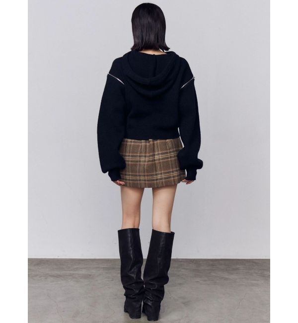 EMODA「マルチオープンニットフーディ」|パーカー|