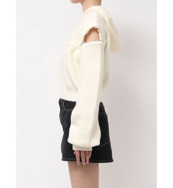 EMODA「マルチオープンニットフーディ」|パーカー|