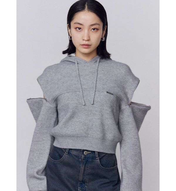 EMODA「マルチオープンニットフーディ」|パーカー|