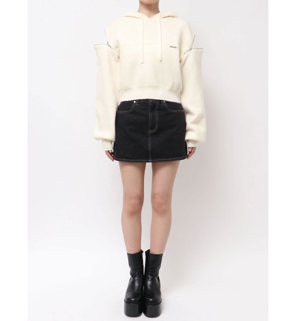 EMODA「マルチオープンニットフーディ」|パーカー|