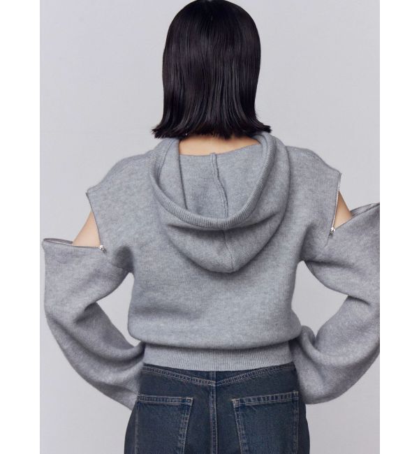 EMODA「マルチオープンニットフーディ」|パーカー|