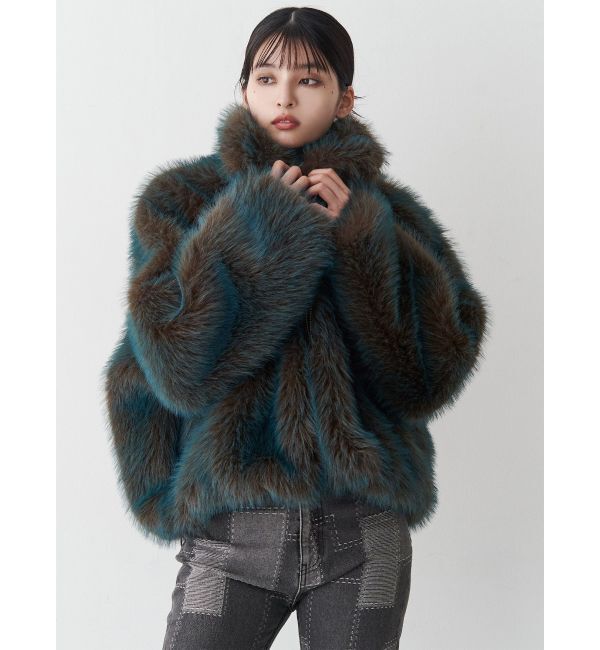 MURUA「MIXフェイクファーブルゾン」|ブルゾン・スタジャン|