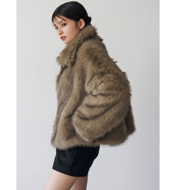 MURUA「MIXフェイクファーブルゾン」|ブルゾン・スタジャン|