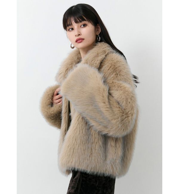 MURUA「MIXフェイクファーブルゾン」|ブルゾン・スタジャン|