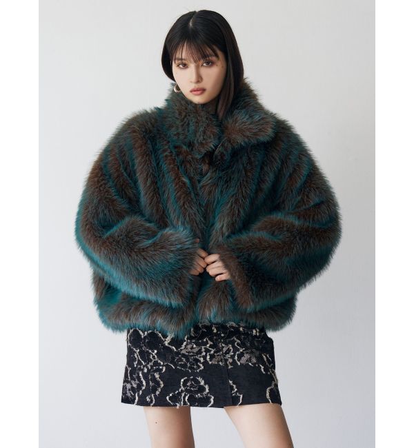 MURUA「MIXフェイクファーブルゾン」|ブルゾン・スタジャン|