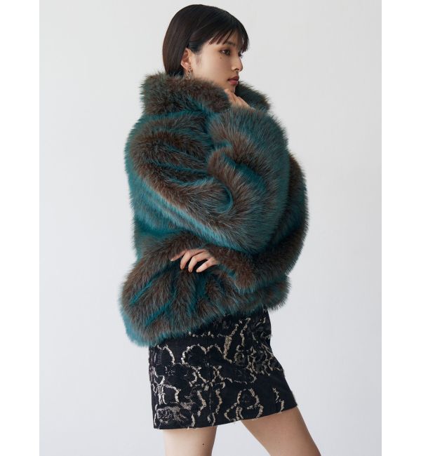 MURUA「MIXフェイクファーブルゾン」|ブルゾン・スタジャン|