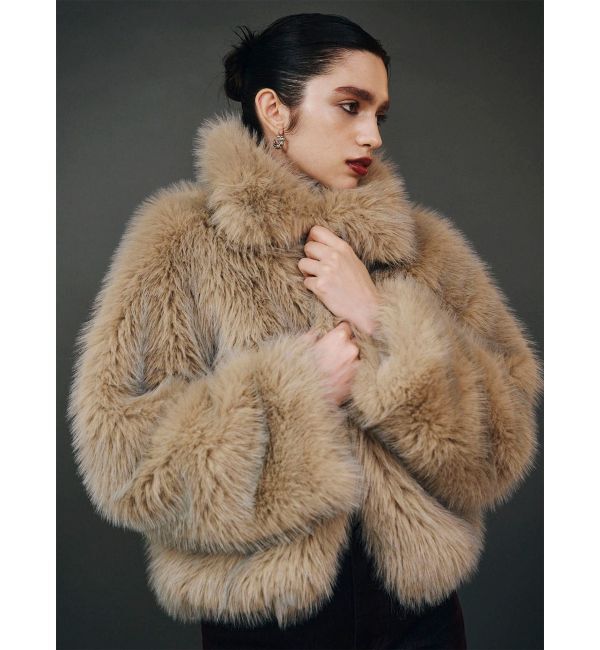 MURUA「MIXフェイクファーブルゾン」|ブルゾン・スタジャン|