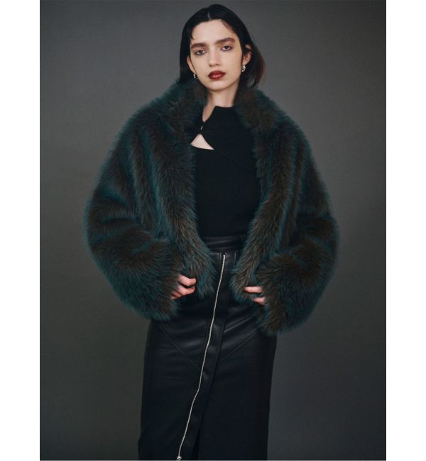 MURUA「MIXフェイクファーブルゾン」|ブルゾン・スタジャン|