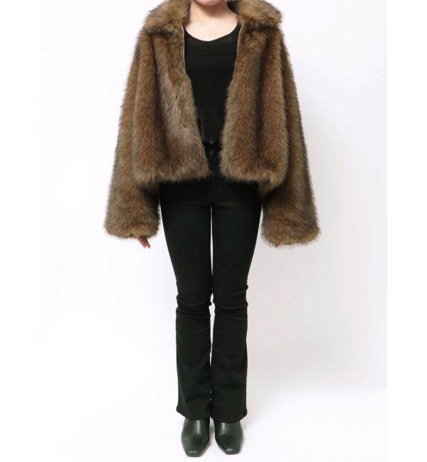 MURUA「MIXフェイクファーブルゾン」|ブルゾン・スタジャン|