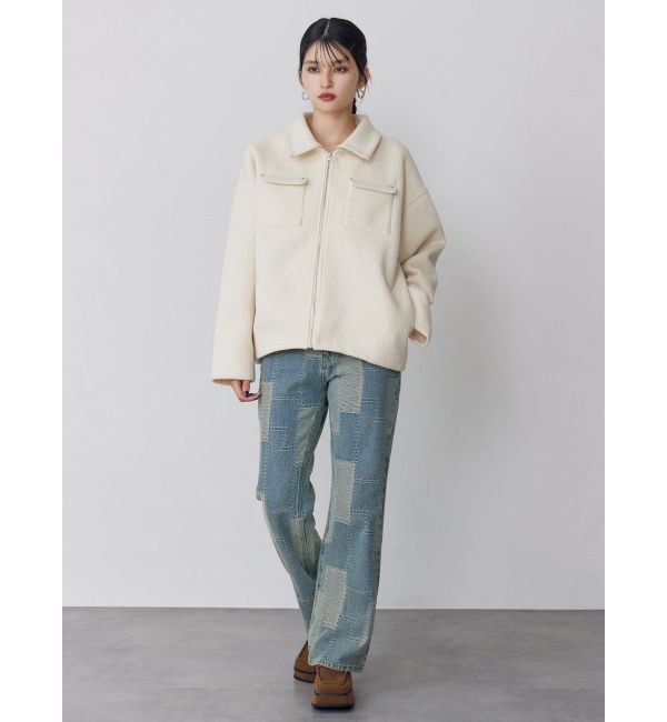 MURUA「スタンドZIPブルゾン【セット販売対象】」|ブルゾン・スタジャン|