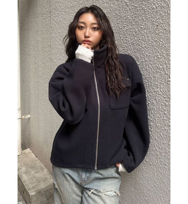 MURUA「スタンドZIPブルゾン【セット販売対象】」|ブルゾン・スタジャン|