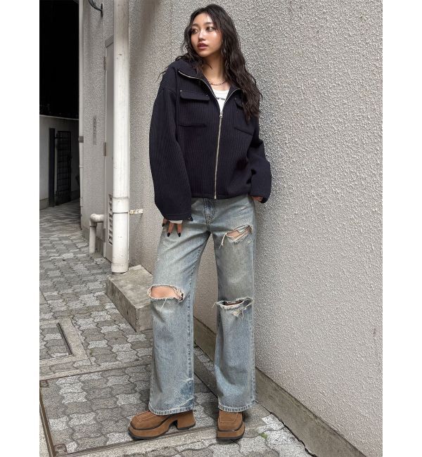 MURUA「スタンドZIPブルゾン【セット販売対象】」|ブルゾン・スタジャン|