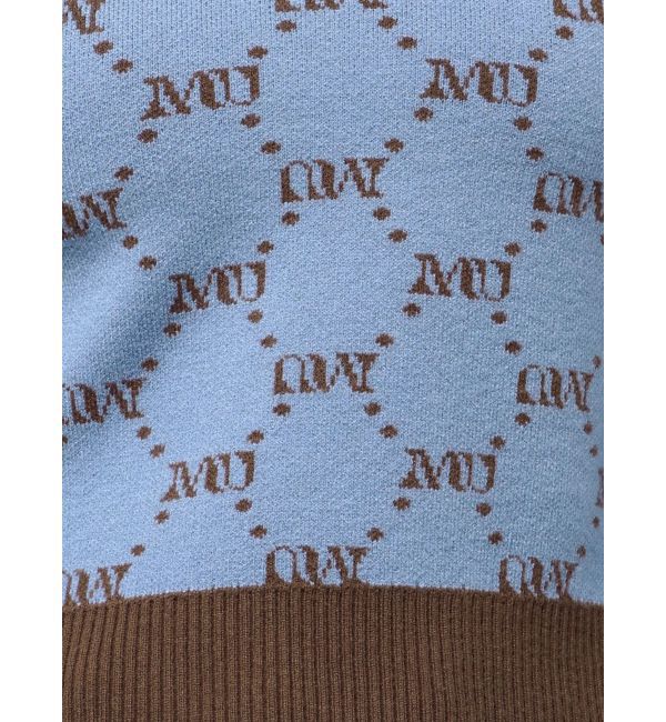 MURUA「モノグラムバイカラーニット」|ニット・セーター|